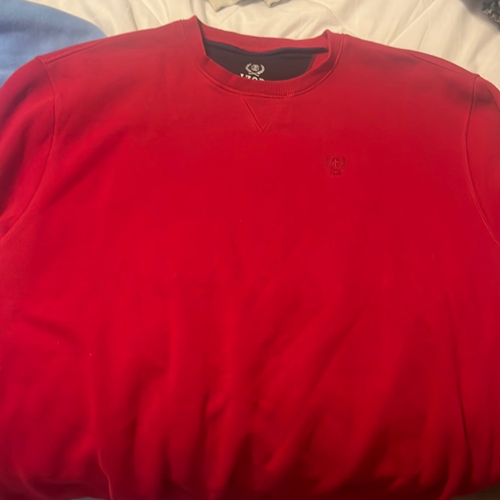 Mens~Vintage~IZOD~Red~XXL